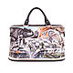 Leather bag ' Chess game '. Valise. Pelle Volare. Online shopping on My Livemaster.  Фото №2