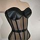 Заказать Прозрачный корсет высокий  с чашками. Shi Corset (Анна). Ярмарка Мастеров. . Корсеты Фото №3