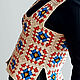 Trendy vest made of 'granny squares' Forget-me-not. Tops. Talking look. Ярмарка Мастеров.  Фото №5