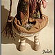 Авторская интерьерная кукла "Баба-Яга". Интерьерная кукла. Петрова Юля. Ярмарка Мастеров.  Фото №6