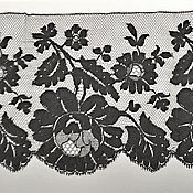 Винтаж: Старинное кружево, ручная вышивка по тюлю, вставки для белья, Франция