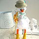Gavryusha gosling with a butterfly net. Stuffed Toys. Knitted cozy. My Livemaster. Фото №4