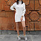 Dress white knitted. Dresses. CUTE-KNIT by Nata Onipchenko. My Livemaster. Фото №4