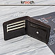 Leather Wallet KRUCHER. Wallet unisex, Wallets, Tolyatti,  Фото №1