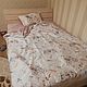 Постельное белье  из 100% египетского хлопка Зайцы на велике. Комплекты постельного белья. Lanimahome. Ярмарка Мастеров.  Фото №6