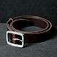 38 mm belt, brown with steel buckle, Straps, St. Petersburg,  Фото №1