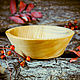 Wooden candy bowl made of cedar wood 155 mm. T42, Utensils, Novokuznetsk,  Фото №1