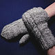Men's knitted mittens Silver Frost, Mittens, Klin,  Фото №1