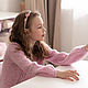 Цветочный кардиган вязаный для девочки. Кардиган. VA kids knitwear. Ярмарка Мастеров.  Фото №5