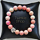 Hermosa pulsera de color rosa varistsita, Bead bracelet, Moscow,  Фото №1