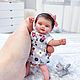 Мини реборн из полимерной глины Танюша. Куклы Reborn. Ламонова Евгения (JennyToys). Ярмарка Мастеров.  Фото №6