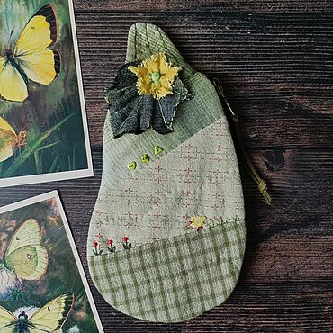 Сумки ручной работы. Ярмарка Мастеров - ручная работа Кошелек "Кабачок". Handmade.