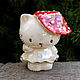  Kitty in the 'Fly Agaric' hat'. Figurine. Mila. Online shopping on My Livemaster.  Фото №2