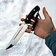 Spark of knives for hunting 'Sarmat' black hornbeam, h12mf, Knives, Chrysostom,  Фото №1