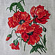 Wool paintings wall panel Bouquet of poppies on a stretcher. Pictures. Game in felting. Online shopping on My Livemaster.  Фото №2