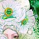 Маки . Белые маки и русалка.White poppies. Картины. WATERCOLOR DREAMS|АКВАРЕЛЬНЫЕ ГРЁЗЫ. Ярмарка Мастеров.  Фото №5