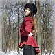 утепленный жакет "спелая вишня". Пальто. Marina vladyy. Интернет-магазин Ярмарка Мастеров.  Фото №2
