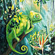 Chameleon oil Painting, Pictures, Moscow,  Фото №1