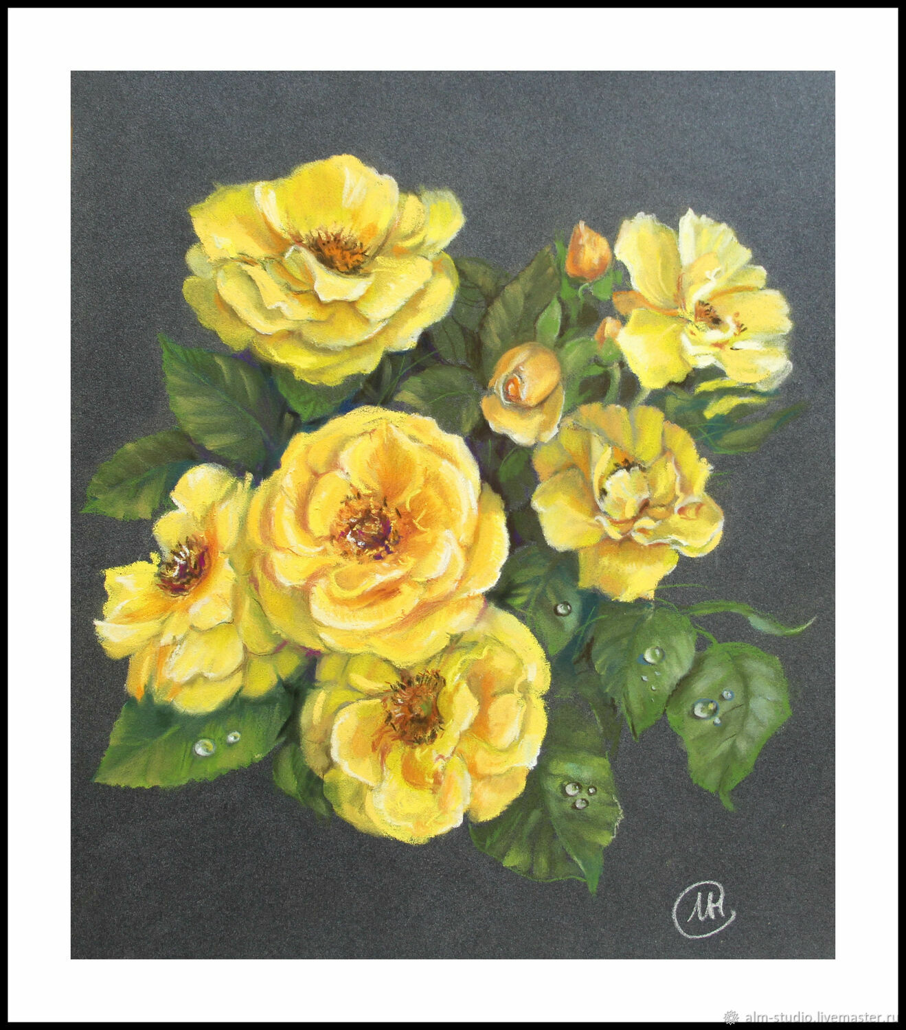 yellow roses. *30 cm – купить на Ярмарке Мастеров – R978YCOM |  Pictures, Obninsk