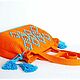 Women's knitted bag ' Orange breeze '. Crossbody bag. grishinaolesya. Online shopping on My Livemaster.  Фото №2