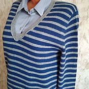 Винтаж: Продано Пуловер женский шелк с кашемиром 44 размер GC Fontana cashmere
