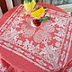 Bright vintage tablecloth Germany. Vintage textiles. ANTIK. ART. ITALY. Online shopping on My Livemaster.  Фото №2
