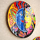 Order Round modern painting 'Sun and Moon' D 50 cm. Art by Tanya Shest. Livemaster. . Pictures Фото №3