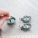 Larimar (Earrings and ring) (1232). Jewelry Sets. The Precious Casket. My Livemaster. Фото №6