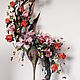 Bouquet 'Delight'. Silk flowers. FABRIC FLOWERS, Composition, Moscow,  Фото №1