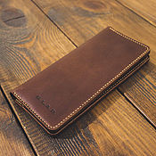 Сумки и аксессуары handmade. Livemaster - original item Leather Wallet Longer Classic. Handmade.