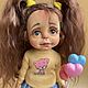  Девочка с шариками. Интерьерная кукла. Toys-by-mari-. Ярмарка Мастеров.  Фото №4