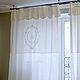 Order Linen curtains with voluminous embroidery. Linenburg. Livemaster. . Curtains1 Фото №3