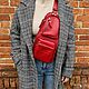 Женская сумка кросс-боди из натуральной кожи, Сумка через плечо, Москва,  Фото №1