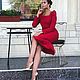 Red dress, designer dress, classic dress!, Dresses, Moscow,  Фото №1