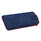 Case for iPhone 6 7 8 Blue suede leather With red stitching, Case, Riga,  Фото №1