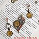 Комплект: часовое сердце и серьги часодеи кулон сердце стимпанк, Комплекты украшений, Гуково,  Фото №1