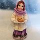 Ватная игрушка "Девочка с блинами", Куклы и пупсы, Краснодар,  Фото №1