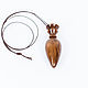 Cedar wood aroma bottle for essential oils WP46. Pendant. ART OF SIBERIA. Online shopping on My Livemaster.  Фото №2