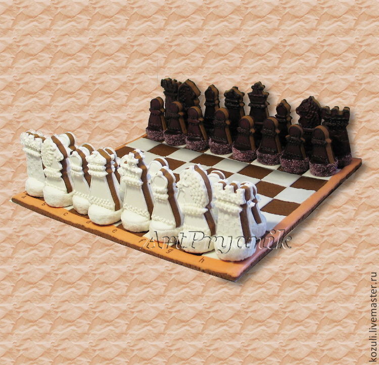 Экопряники Шахматы, 3d-пряники, подарок шахматисту, Набор пряников, Санкт-Петербург,  Фото №1