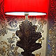 Table Lamp 'Quercus' in the form of a huge oak leaf!, Table lamps, Chelyabinsk,  Фото №1