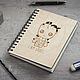 Wooden Notebook Groot. Notebooks. 3 ideas. Online shopping on My Livemaster.  Фото №2