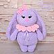 Plush Bunny Lavender, Stuffed Toys, Moscow,  Фото №1