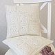 Кружевная вязаная наволочка "Лаванда". Подушки. Knitbyrimma. Ярмарка Мастеров.  Фото №6