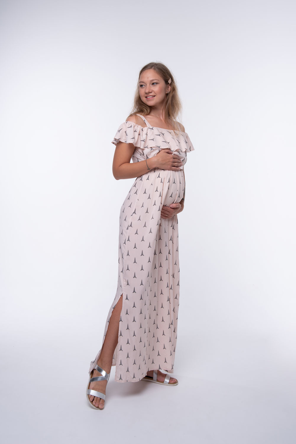 платье женское летнее повседневное для беременных домашнее