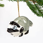 Сувениры и подарки handmade. Livemaster - original item Badger Toy for Christmas tree. Handmade.