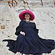 Платье бохо для полных «Королевская Пантера”blak. Платья. Александра Майская. Интернет-магазин Ярмарка Мастеров.  Фото №2