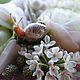 Улитковое кольцо. Кольца. Sezam.Flowers. Ярмарка Мастеров.  Фото №5