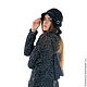Шляпка Клош кашемировая ручной работы - дизайнерская модель. Шляпы. Cashmere Francesca. Интернет-магазин Ярмарка Мастеров.  Фото №2