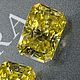 Желтые муассаниты бриллианты 2 ct. Заготовки для украшений. Exclusive Gems. Ярмарка Мастеров.  Фото №6