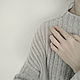 White knitted sweater oversize 'Carrie' soft wool. Sweaters. SolarisArtis. My Livemaster. Фото №4